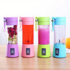 Rechargeable Portable Juicer Blender 380ml | 6 Blades Smoothie Maker & USB Charging Cup