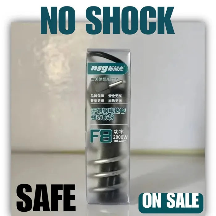 2000W Shock-Proof Electric Heater Rod – Fast Boiling with Auto Power-Off Safety for Buckets & Hostel Use Free Delivery