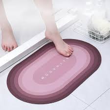Super Absorbent Non-Slip Bath Mat | Quick-Dry Bathroom Floor Carpet for Shower, Tub & Kitchen